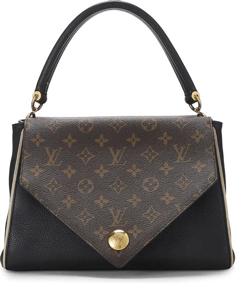 double v noir louis vuitton|Louis Vuitton Noir Monogram Leather Double V Bag .